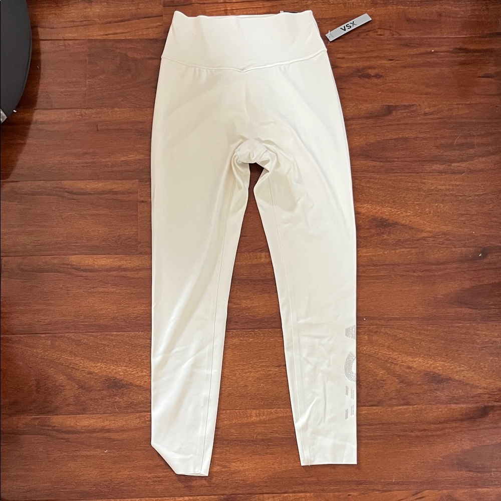 VSX Cream High-Rise Performance Leggings